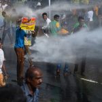 Srí Lankán a rendőrség könnygázzal és vízágyúval oszlatott fel egy ellenzéki tüntetést