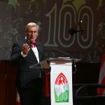 A százéves Magyar Lovassport Szövetséget ünnepelték a Főőrségi Lovardában
