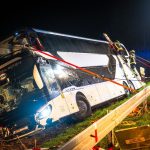 Németországban újabb távolsági busz szenvedett balesetet