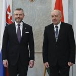 Sulyok Tamás a Sándor-palotában fogadta a Szlovák Nemzeti Tanács elnökét