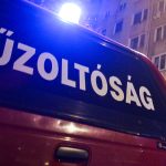 Tűz volt egy tízemeletes épületben Székesfehérváron