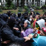 Külföldi állampolgárokat vettek őrizetbe a georgiai tüntetésen