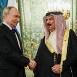 Moszkvában tárgyal az orosz elnökkel a bahreini király