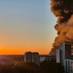 Tűzvész pusztított el egy varsói bevásárlóközpontot