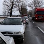 Baleset Zircnél, áll a forgalom a 82-es főúton